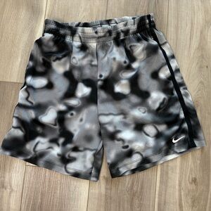 Nike Dri-FIT Black and White Athletic Shorts